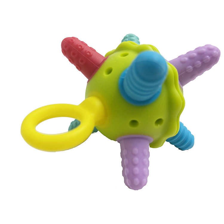 BT020A Verbesserter Beißball aus Silikon (klein) | Beißring aus Silikon