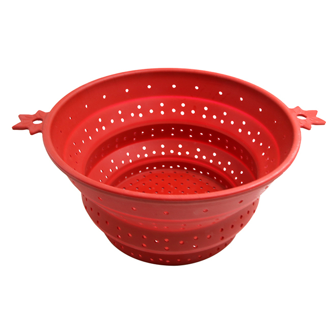 FF019 Foldable Colander(Large) | wholesale kitchen silicone products