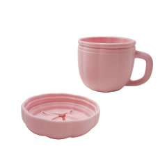 TT030 2 قطعة من أكواب الوجبات الخفيفة على شكل قرع | كوب سيليكون