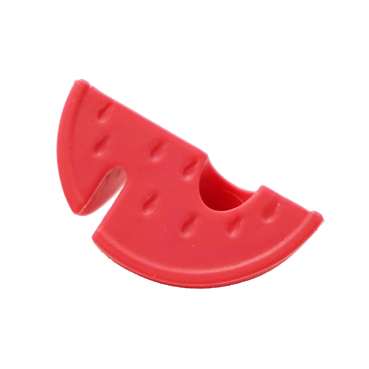 TT062 Straw Holder in Watermelon Shape | Silicone straw holder