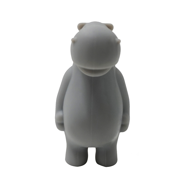 TT073 Straw Holder in Hippo Shape  | Silicone straw holder
