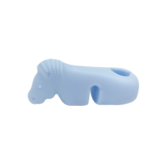 TT068 Straw Topper in Pony Shape  | Silicone straw topper