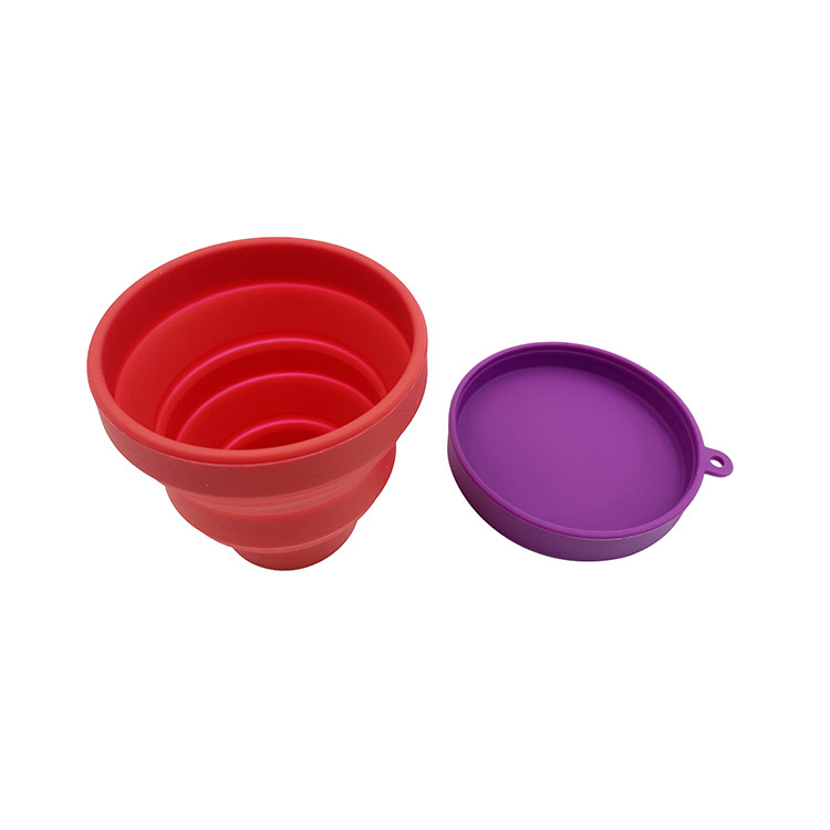 TT019 Silicone Foldable Cup | silicone cups with lids