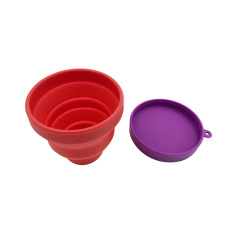 TT019 Silicone Foldable Cup | silicone cups with lids