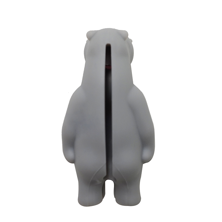 TT073 Straw Holder in Hippo Shape  | Silicone straw holder
