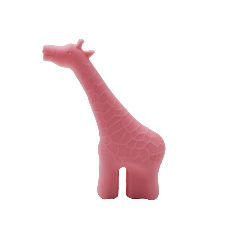 TT029 Giraffee Shape Straw Holder  | Silicone straw holder