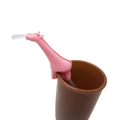 Porte-paille en forme de girafe TT029 | Porte-paille en silicone