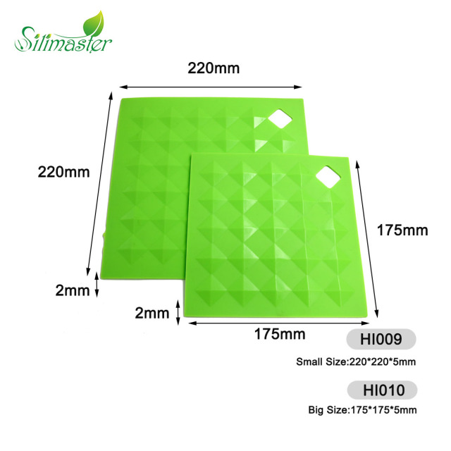 Tapis carré HI009 et HI010 (grand et petit) | tapis de cuisson en silicone