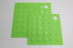 Tapis carré HI009 et HI010 (grand et petit) | tapis de cuisson en silicone