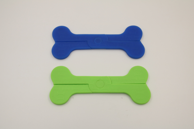 HI032 حامل ثلاثي على شكل عظمة | أشكال قوالب الثلج المصنوعة من السيليكون