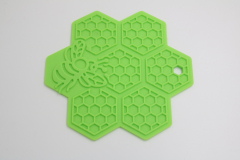 HI033 حصيرة قرص العسل | حصيرة الخبز المصنوعة من السيليكون