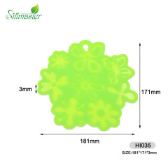 Tapis de cuisson en silicone | Tapis de fleurs HI035