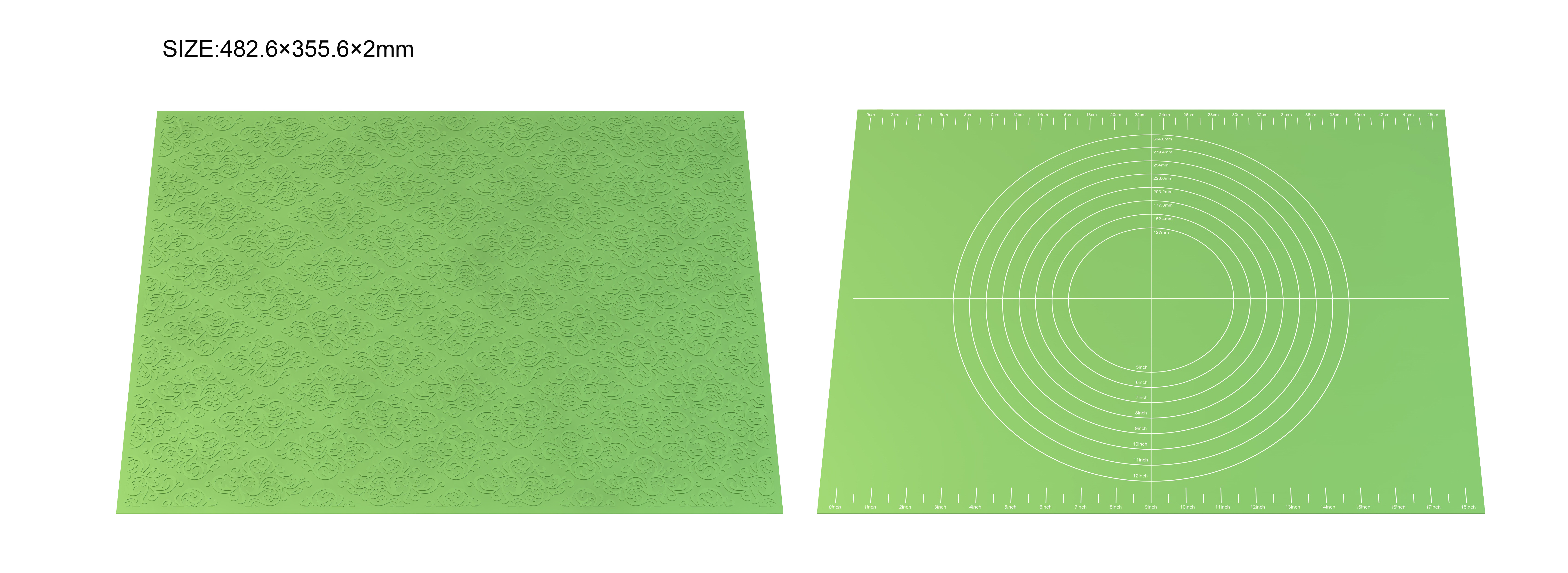 Tapis de cuisson HI048 | Tapis de cuisson en silicone