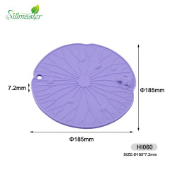 بساط الخبز المصنوع من السيليكون على شكل أوراق اللوتس HI060