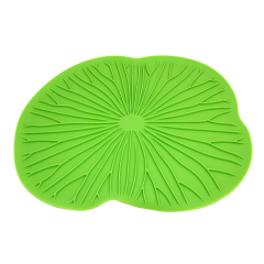 HI061 حصيرة الخبز المصنوعة من السيليكون على شكل أوراق اللوتس