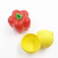 UT054 Fresh box-tomato shape | silicone bowl with lid