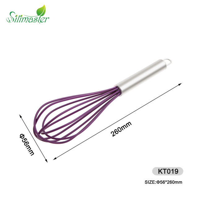 Silicone egg whisk | KT019 Egg Whish 10''