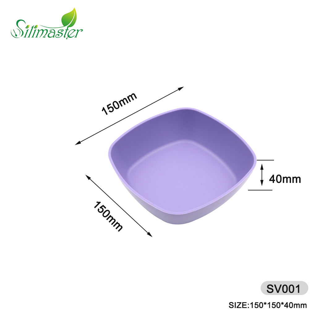 SV001 Square bowl big | large silicone bowls