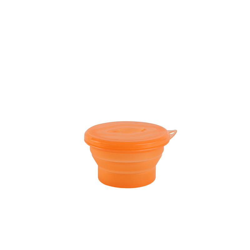Silikonbesteck | Rundes faltbares Lunchbox-Set SV024, SV025, SV026, faltbarer Becher SV027