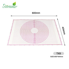 حصيرة TX5 المصنوعة من الألياف الزجاجية الرقيقة | حصيرة الخبز المصنوعة من السيليكون