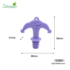 UT001 سدادة النبيذ الأحمر | سدادة زجاجة النبيذ المصنوعة من السيليكون