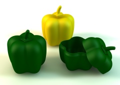 UT052 Fresh box-apple | silicone bowl with lid