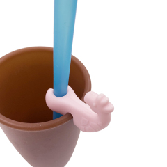 حامل القشة TT066 على شكل زرافة | حامل القشة السيليكون