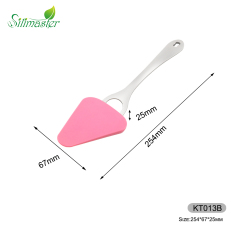 KT013A أداة تقليب على شكل مثلث | أداة تقليب على شكل ملعقة من السيليكون