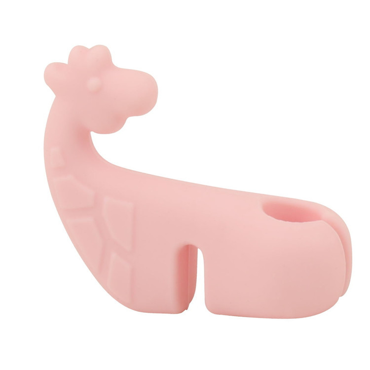 TT066 Straw Holder in Giraffe Shape | Silicone straw holder