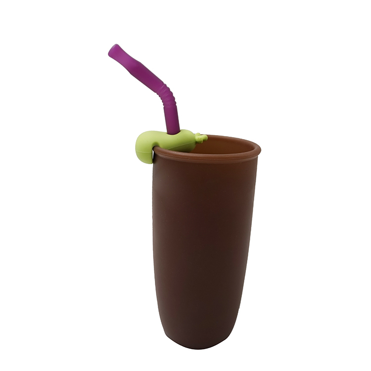 TT063 Embout de paille en forme de poire | Embout de paille en silicone