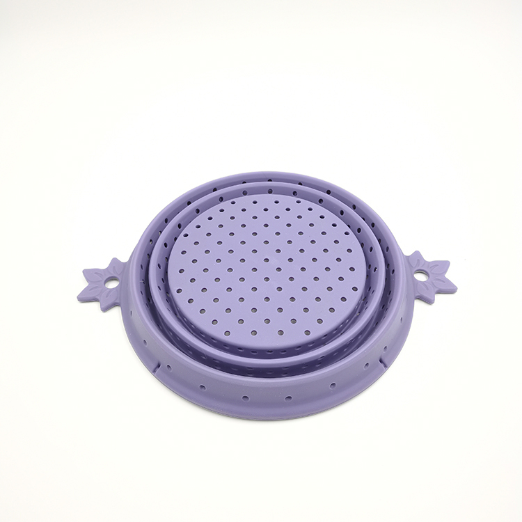 FF019 Foldable Colander(Large) | wholesale kitchen silicone products