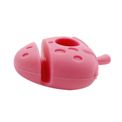 TT060 Strohhalm-Topper in Erdbeerform | Strohhalm-Topper aus Silikon