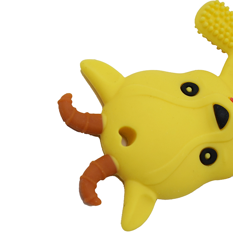 BT017  Silicone teether in Goat shape | Silicone teether