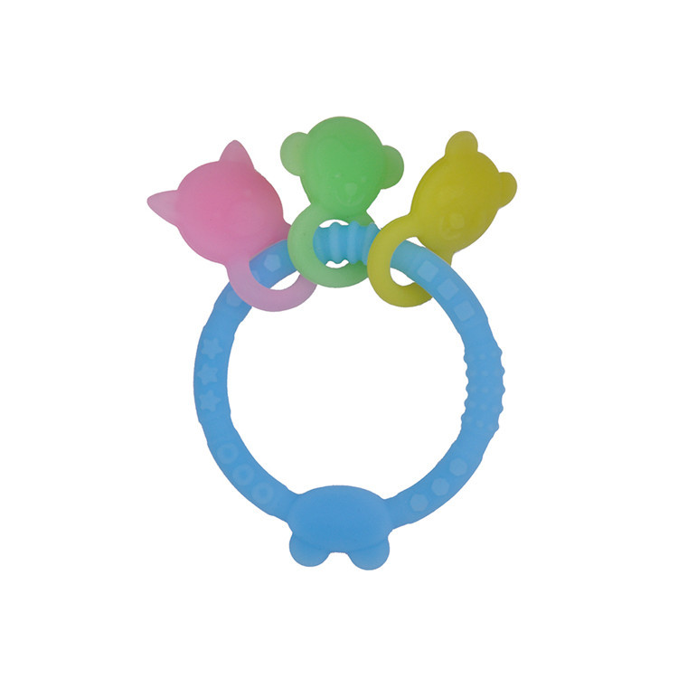 BT023 Silicone loop teether | silicone teether