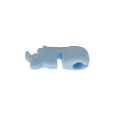 TT067 Straw Holder in Rhinoceros Shape  | Silicone straw holder