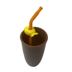 TT059 Straw Holder in Pieapple Shape | Silicone straw holder