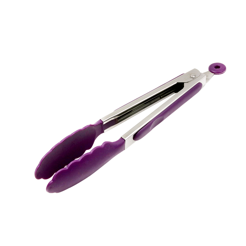 KT021 Silicone Food Tongs(9") | silicone food tongs