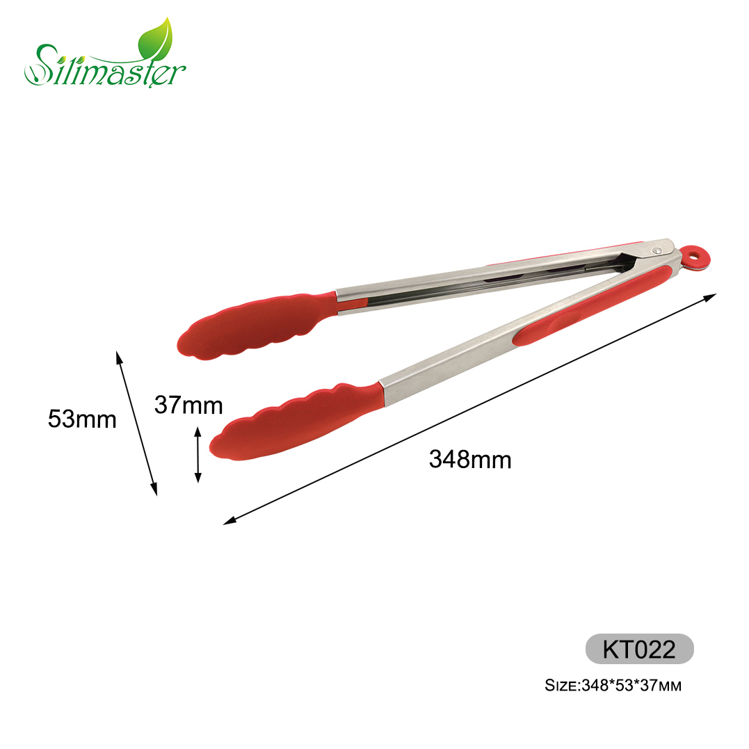 KT022 Silicone Food Tongs(12") | silicone food tongs