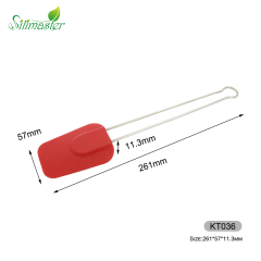 long handle silicone spatula | KT036 Wire Handle Silicone Spatula