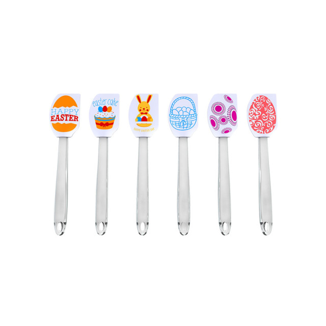 silicone spatula | KT067 PS Handle Silicone Printed Spatula
