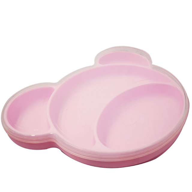 TT042 Bear Shape Compartment Tray | silicone compartment tray