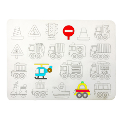 Silicone drawing mats | KP009ABC Silicone Educational Drawing Mat