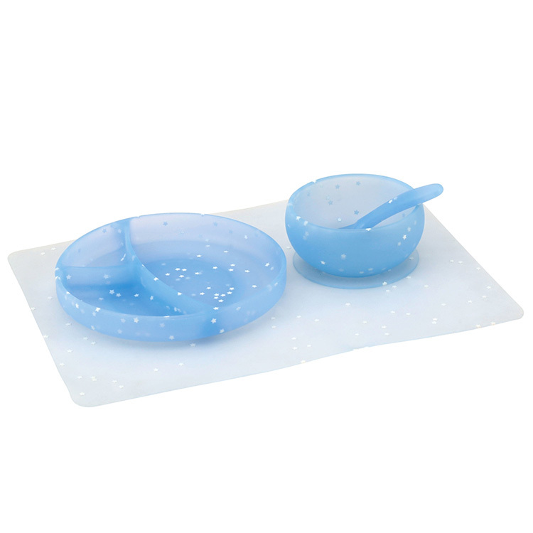 TT038 Baby gift set | silicone baby feeding set