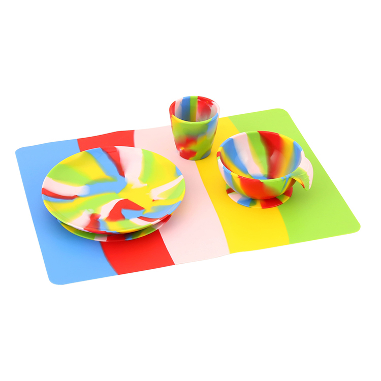silicone feeding set | Rainbow Feeding Set