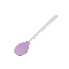 TT006 Stainless steel handles baby spoon | silicone spoon