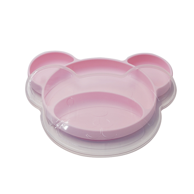 TT042 Bear Shape Compartment Tray | silicone compartment tray
