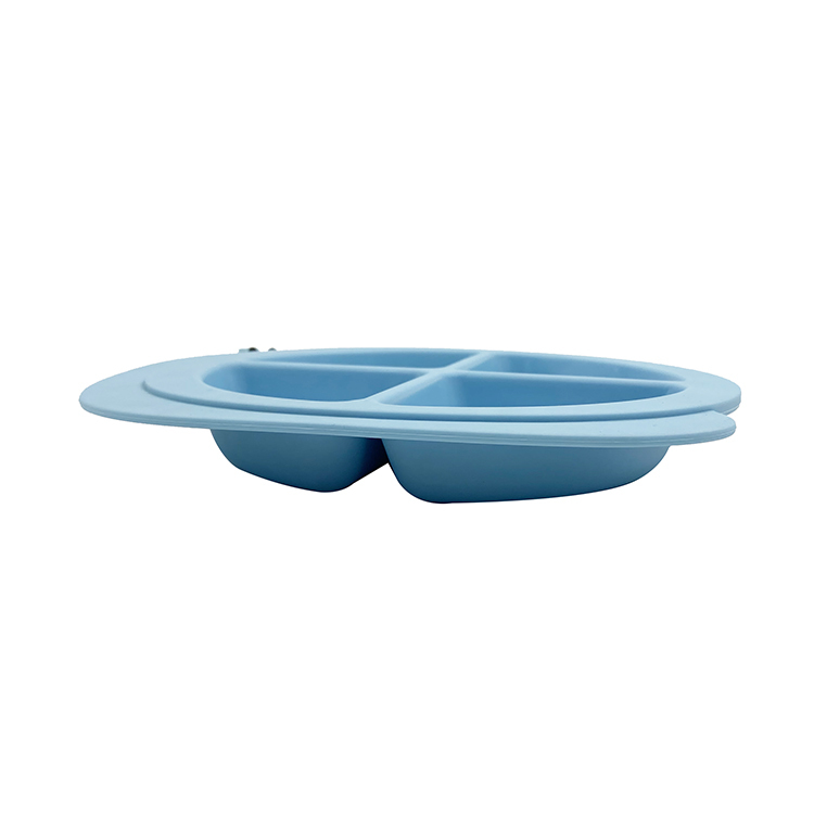 TT004 Snail Shape 4 Compartment Tray | silicone compartment tray