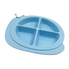 TT004 Snail Shape 4 Compartment Tray | silicone compartment tray