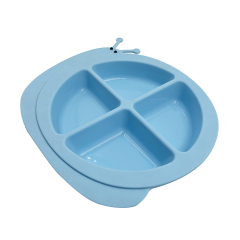TT004 Snail Shape 4 Compartment Tray | silicone compartment tray