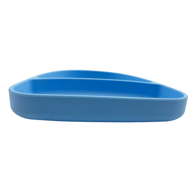 TT039 Two Compartment Tray with Suction | silicone compartment tray